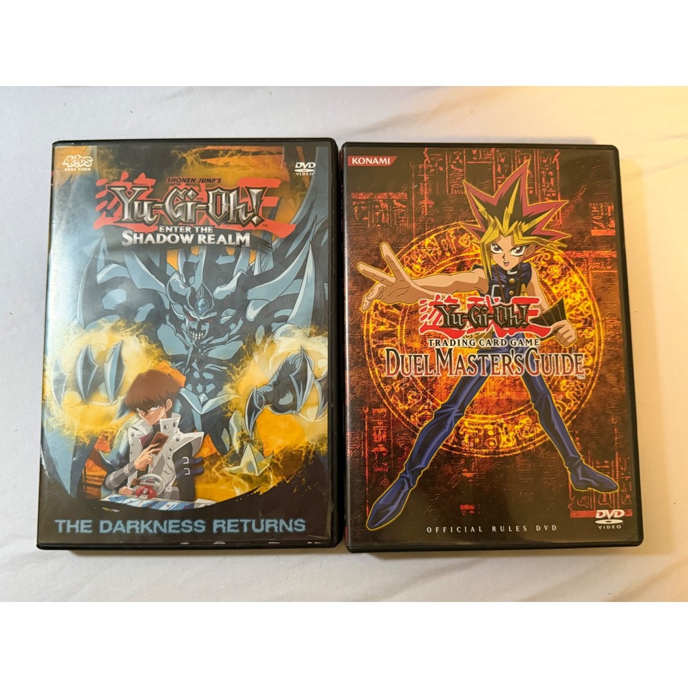 u Gi Oh DVD Lot Enter Shadow Realm Darkness‎ Returns Duel Masters Guide